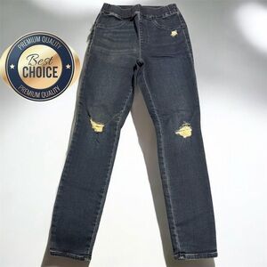 Express Dark Wash Distressed Jeans – Great Condition, Stylish & Comfortable